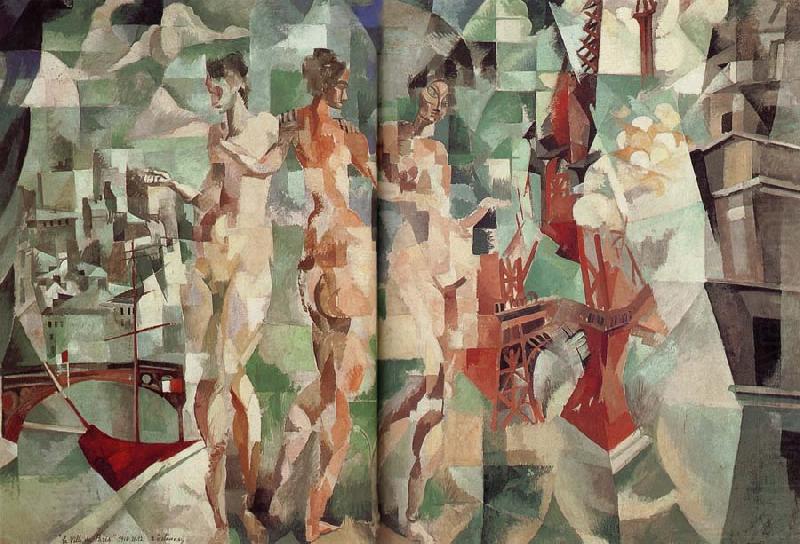 The city of Paris, Delaunay, Robert